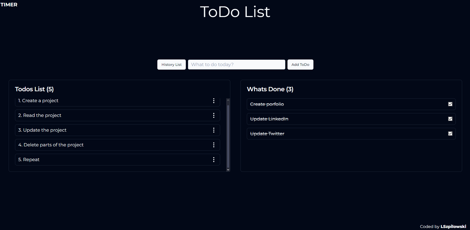 Todo List